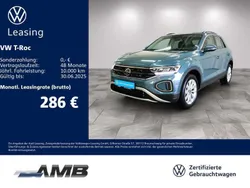 Petroleum blue metallic Gebraucht 2024 VW T-Roc Life SUV | 29.220 € (Guter Preis)