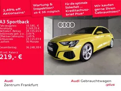 Pythongelb metallic Gebraucht 2024 Audi A3 S-Line Limousine | 33.585 € (Guter Preis)
