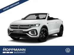 Pure white / schwarz Neu 2025 VW T-Roc Cabriolet R-line Cabrio | 42.860 € (Guter Preis)