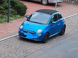 Blau Gebraucht 2015 Fiat 500C Sport Cabrio | 9.500 € (Etwas zu teuer)