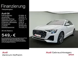 Gletscherweiß metallic Gebraucht 2024 Audi Q8 S-Line SUV | 81.999 € (Teuer)