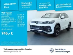 Oryxweiß perlmutteffekt Gebraucht 2025 VW Tiguan R-line SUV | 57.990 € (Fairer Preis)