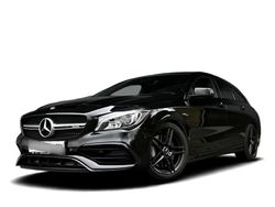Schwarz Gebraucht 2018 Mercedes CLA45 AMG Shooting Brake AMG Kombi | 35.049 € (Etwas zu teuer)