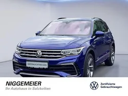 Lapiz blue metallic (metallic) Gebraucht 2021 VW Tiguan R-line SUV | 36.790 € (Fairer Preis)