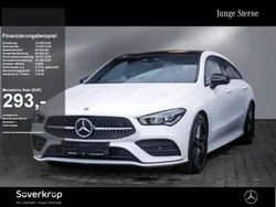 Weiss unilack polarweiß Gebraucht 2023 Mercedes CLA200 Shooting Brake AMG Kombi | 35.520 € (Etwas zu teuer)