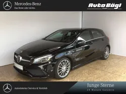 Lack kosmosschwarz Gebraucht 2017 Mercedes A220 AMG line Limousine | 23.970 € (Fairer Preis)