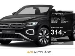 Schwarz Gebraucht 2025 VW T-Roc Cabriolet Goal Cabrio | 27.370 € (Guter Preis)