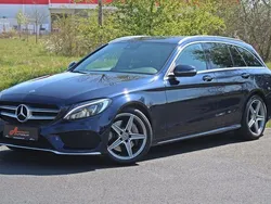 Blau Gebraucht 2017 Mercedes C250 AMG line Limousine | 20.700 € (Guter Preis)