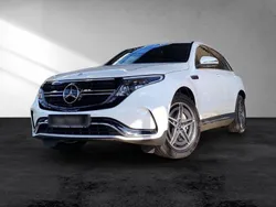 Weiß Gebraucht 2020 Mercedes EQC400 AMG line SUV | 34.990 € (Fairer Preis)