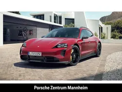 Karminrot Gebraucht 2024 Porsche Taycan Turbo S Sport Turismo Limousine | 114.900 € (Superpreis)