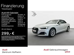 Gletscherweiß metallic Gebraucht 2022 Audi A5 Cabriolet Advanced Cabrio | 36.990 € (Fairer Preis)