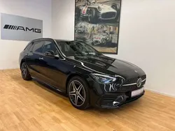 Obsidianschwarz metalliclack Gebraucht 2023 Mercedes C300e AMG line Kombi | 42.840 € (Guter Preis)