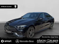 Lack obsidianschwarz (metallic) Gebraucht 2023 Mercedes C300e AMG Limousine | 50.950 € (Etwas zu teuer)