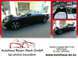 Obsidianschwarz met Gebraucht 2020 Mercedes E220 Cabrio | 36.900 € (Guter Preis)