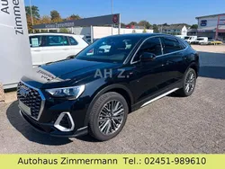 Schwarz Gebraucht 2024 Audi Q3 Sportback S-Line SUV | 46.250 € (Fairer Preis)