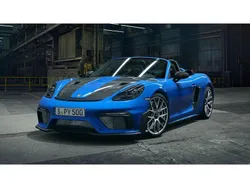 Blau Neu 2025 Porsche 718 Spyder Chrono Cabrio | 209.804 €