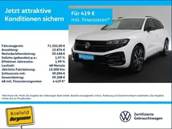 Weiss / pure white Gebraucht 2023 VW Touareg R-line SUV | 71.332 € (Etwas zu teuer)
