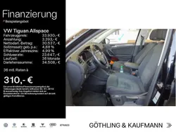 Schwarz Gebraucht 2021 VW Tiguan Allspace R-line SUV | 33.930 € (Guter Preis)