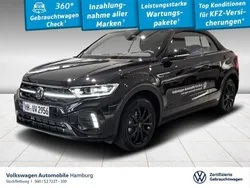 Schwarz Gebraucht 2024 VW T-Roc Cabriolet R-line Cabrio | 41.420 € (Teuer)