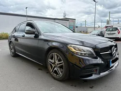 Schwarz Gebraucht 2019 Mercedes C220 AMG line Kombi | 22.750 € (Etwas zu teuer)