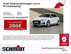 Gletscherweiß metallic Gebraucht 2025 Audi A3 Sportback Advanced Limousine | 30.640 € (Fairer Preis)