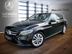 Metalliclack obsidianschwarz Gebraucht 2019 Mercedes C200 Limousine | 24.880 € (Superpreis)