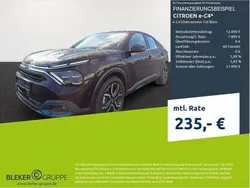 Perlaneraschwarz (metallic) Gebraucht 2022 Citroën e-C4 Shine Limousine | 19.980 € (Guter Preis)