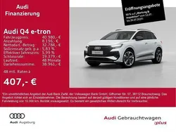 Gletscherweiß metallic Gebraucht 2022 Audi Q4 e-tron S-Line SUV | 40.980 € (Fairer Preis)
