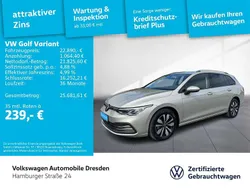 Ivory silver metallic Gebraucht 2024 VW Golf VIII Kombi | 22.890 € (Superpreis)
