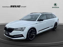 Moonweiss perleffekt Gebraucht 2021 Skoda Superb SportLine Kombi | 31.890 € (Fairer Preis)