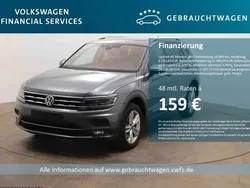 Platinum grey metallic Gebraucht 2021 VW Tiguan Allspace Highline SUV | 33.690 € (Guter Preis)
