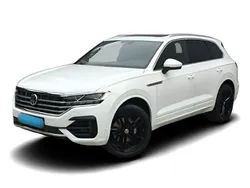 Weiss Gebraucht 2018 VW Touareg R-line SUV | 49.149 € (Teuer)