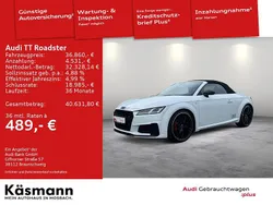 Gletscherweiß metallic (metallic) Gebraucht 2021 Audi TT Roadster S-Line Cabrio | 36.860 € (Etwas zu teuer)