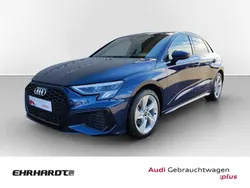 Blau Gebraucht 2023 Audi A3 Sportback S-Line Limousine | 31.990 € (Fairer Preis)