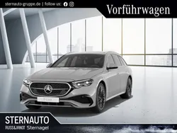 Manufaktur alpingrau uni Gebraucht 2023 Mercedes E300 AMG line Kombi | 81.900 €