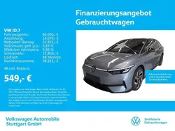Stonewashed blue metallic/schw Gebraucht 2024 VW ID.7 Pro Limousine | 46.930 € (Fairer Preis)