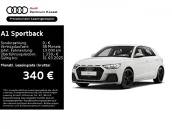 Weiß Neu 2025 Audi A1 Sportback S-Line Kleinwagen | 26.190 € (Superpreis)