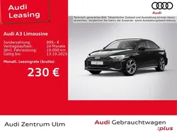 Mythosschwarz metallic Gebraucht 2025 Audi A3 S-Line Limousine | 32.490 € (Superpreis)