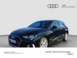 Mythosschwarz metallic Gebraucht 2024 Audi A3 Sportback Advanced Limousine | 28.170 € (Guter Preis)
