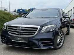Blau Gebraucht 2018 Mercedes S400 AMG Limousine | 56.299 € (Fairer Preis)