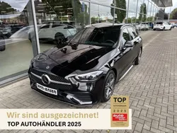 Obsidianschwarz metallic Gebraucht 2024 Mercedes C220 AMG Line Premium Plus Kombi | 49.995 € (Teuer)