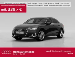 Mythosschwarz metallic Gebraucht 2024 Audi A3 Advanced Plus Limousine | 27.930 € (Superpreis)