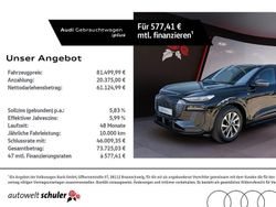 Schwarz Gebraucht 2025 Audi Q6 e-tron S-Line SUV | 81.500 € (Etwas zu teuer)