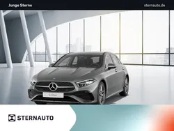 Lack mountaingrau Gebraucht 2024 Mercedes A180 AMG line Limousine | 30.940 € (Fairer Preis)