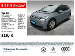 Mondsteingrau Gebraucht 2021 VW ID.3 Pro Performance Kleinwagen | 21.690 € (Fairer Preis)