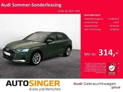 Distriktgrün metallic Gebraucht 2025 Audi A3 Advanced Plus | 34.880 € (Etwas zu teuer)