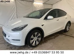 White metallic Gebraucht 2023 Tesla Model Y Long Range SUV | 34.450 € (Guter Preis)