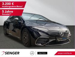 Lack obsidianschwarz Gebraucht 2022 Mercedes EQS450+ AMG Limousine | 61.440 € (Guter Preis)