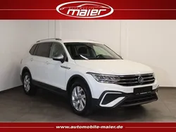 Pure white Gebraucht 2022 VW Tiguan Allspace Life SUV | 29.800 € (Guter Preis)