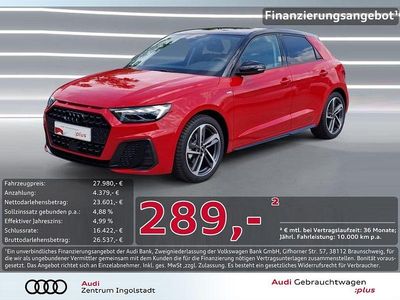 Rot Gebraucht 2025 Audi A1 Sportback S-line plus Kleinwagen | 27.980 € (Etwas zu teuer)